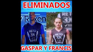 GASPAR Y FRANCISCO ELIMINADOS DEL RETO 3X [upl. by Eisinger]