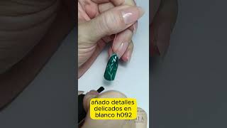 Tutorial Diesño Uñas 💅 Invierno Fácil y Rápido 😍 [upl. by Narine]