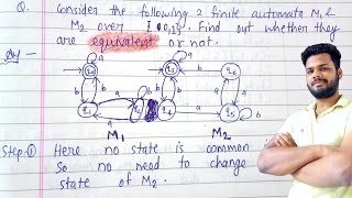 Equivalence of Two finite automata with Example I TOC  lec10 [upl. by Cutcliffe]