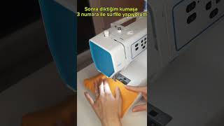 Dikiş ipucu  sürfile dikiş nedir  Sewing tip  What is overcasting stitch [upl. by Elynad287]