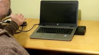 How to set up HP laptop with docking station [upl. by Thorsten]