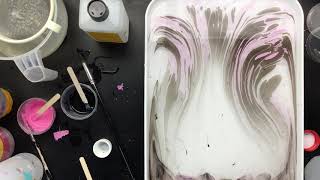 872  paper marbling intro [upl. by Fredericka]