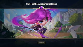 TFT  12  Chibi Battle Academia Katarina animations [upl. by Eelyr682]