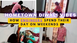 My hometown days with work from home ✅️ Engineers life  office diwali chathpuja [upl. by Straub709]