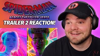 SPIDERMAN ACROSS THE SPIDERVERSE OFFICIAL TRAILER 2 REACTION [upl. by Van]