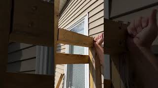 Adding a header to the wood shed build woodworking firewood firewoodrack storage [upl. by Stanislaus353]