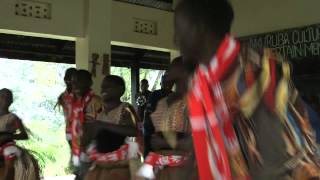 Native African tribe  Uganda girls and women singing and dancing [upl. by Aihtnamas]