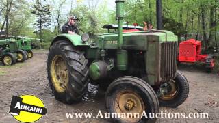 John Deere Model D Tractor  Ken Avery Antique Tractor Collection Auction [upl. by Nossila]