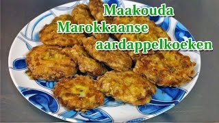 Recept MaakoudaMarokkaanse aardappelkoeken  Koken met Mo Academy [upl. by Ahsieyk25]