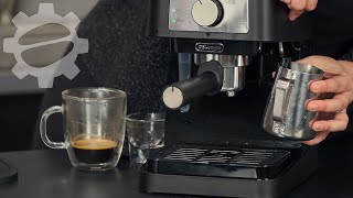 DeLonghi Stilosa EC260 Espresso Machine  Crew Review [upl. by Nalliuq50]