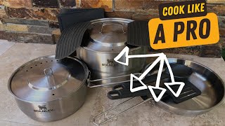 Stanley Adventure Even Heat Camp Pro Cook Set Review [upl. by Capriola]