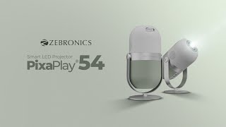 Zebronics  PixaPlay 54  Smart Projector [upl. by Euqenimod]