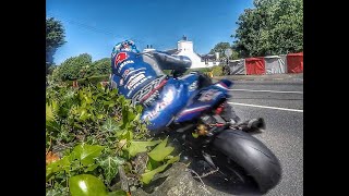 TT ISLE of MAN 200mph 320kmp FULL THROTTLE ROAD RACE [upl. by Cone485]