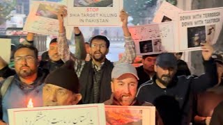 Anjuman Imamia Jammu and ALMSAJ mark protest against the Shia Massacre in Parachinar [upl. by Rebe]