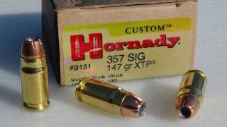 357 SIG Hornady XTP 147 gr AMMO TEST [upl. by Mcwilliams]