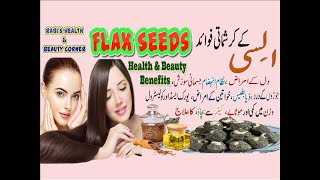 Flax Seeds Benefits  Flax Seeds  Alsi Seeds  Beauty Tips  Flax Seeds Oil  Side Effects [upl. by Aerdnas]