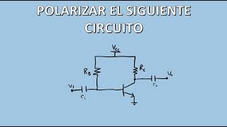 POLARIZACIÓN DE CIRCUITO CON TBJ EJERCICIO 1 [upl. by Ellenad857]