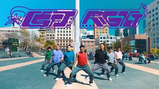 DANCE COVER IN PUBLIC  SAN FRANCISCO XG “LEFT RIGHT” Dance Cover by GROOBEU GROO브 Boys Version [upl. by Notwal688]