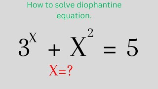 Exponential equation  How To Solve Diophantine Equations  Diophantine Equations [upl. by Fara]