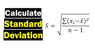 How To Calculate The Standard Deviation  Clearly Explained [upl. by Eenat80]