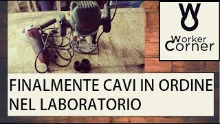 Finalmente cavi in ordine nel laboratorio [upl. by Redman]