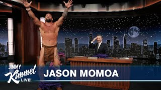 Jason Momoa Strips Down to Traditional Hawaiian Malo Talks About New Tattoo amp Working with LeBron [upl. by Ardet15]