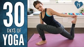 Day 14  Mindful Hatha Yoga Workout  30 Days of Yoga [upl. by Barnebas]