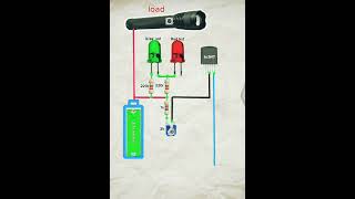 “Simple Torch Circuit Diagram Explained ♥️⚡shorts trending electronics [upl. by Alyaj]