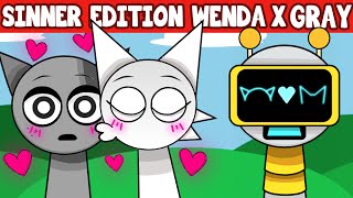 Incredibox Sprunki Sinner Edition But With WenDa x Gray Kiss  All Reactions [upl. by Malloch872]