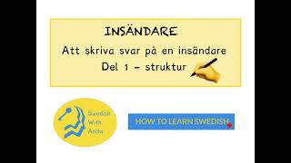 Skriva på SFI  En insändare [upl. by Felicie711]