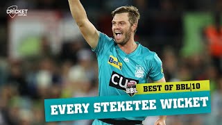 Every wicket Super Steketee leads Heat attack [upl. by Polky]