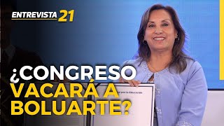 ¿VACANCIA A BOLUARTE Ana Jara quotSí Dina Boluarte sigue así no llega al 2026quot  Entrevista21 [upl. by Ecirtnahs662]