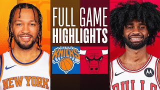 KNICKS at BULLS  FULL GAME HIGHLIGHTS  April 9 2024 [upl. by Aryk]