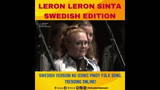 LERON LERON SINTA SWEDISH ACAPELLA VERSION TRENDING ONLINE [upl. by Atteynot]