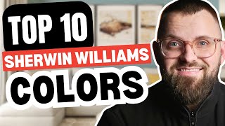 Top 10 Sherwin Williams Colors for EVERY Room in Your Home [upl. by Edelman783]