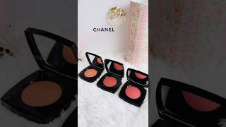 Chanel Joues Contrast Intense Creme to powder Blush  Chanel makeup unboxing [upl. by Xela226]