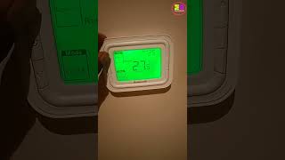 Honeywell thermostat setting [upl. by Ahseneuq26]