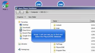 PlayoutONE  Importing Library Data Into Music 1 [upl. by Asemaj]