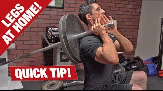 Home Leg Workout Weapon KILLER LEG EXERCISE [upl. by Nekciv]