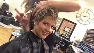 Detailed Hair Cut with My Stylist Find Out Exactly How She Cuts My Longer Spikey Pixie [upl. by Drus]