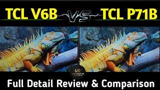 Which TV is best  Price difference 5000 TCL V6B Vs P71B Full Detail Review 🔥💯 [upl. by Tnirb4]