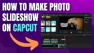 How To Make A Photo Slideshow On Capcut PC  Easy Tutorial [upl. by Ykciv]