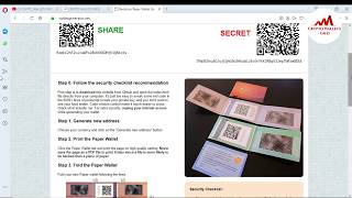 Paper Wallets Crypto Of Redd CoinRDD  Paper Wallets Tutorial [upl. by Devinne790]