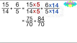 جمع الاعداد الكسرية…Adiition of fraction… Adiition des fractions [upl. by Sonnie444]