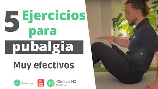 Pubalgia los mejores 5 ejercicios para aliviar el dolor  Clínicas H3 [upl. by Hewes374]