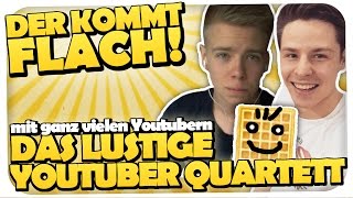 DAS LUSTIGE YOUTUBER QUARTETT DER KOMMT FLACH SPECIAL MINECRAFT HD [upl. by Norreht841]