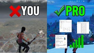 How Pros Get 0 INPUT LAG in FORTNITE [upl. by Valenka]