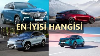 HANGİ ELEKTRİKLİ TOGG T10X vs TESLA MODEL Y vs BYD SEAL U DMI vs PEUGEOT 3008 🤷 [upl. by Dianuj]