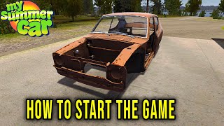 HOW TO START THE GAME IN 2024  THE BEST WAY AFTER UPDATES  My Summer Car 329  Radex [upl. by Tadio633]