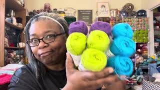 Happytohook CreationsHobbii yarn haulChallenge and Chat yarn crochet yarntube crochettube [upl. by Yelbmik341]